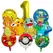 Giant PokeMons Theme Foil Balloons Birthday Party Decoration for Kids Birthday Party Gift Favors photo booth Baby Shower Balloon