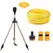 360-Degree Garden Automatic Rotating Sprinkler Stainless Steel Tripod Set Irrigation Stand Water Jet Garden Lawn Sprinkler Tool
