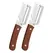 iLMH New Paring Knife Ergonomic Wood Handle Knife Stainless Steel Vegetable Peeler with Wooden Handle 2-in-1 Fruit Potato Peeler