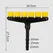 1PCS  Agriculture Atomizer Nozzles Home Garden Lawn Water Sprinklers Farm Vegetables Irrigation Spray Adjustable Nozzle Tool