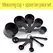 Measuring Cup And  Spoon 5/10PCS Household Kitchen Tool Set, Can Be Used To Store Cooking