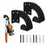 1/2 Tool Racks, Chainsaw Wall-Mounted Hanger, Heavy-Duty Chainsaw Hanger, Wall-Mounted Organizer, Metal Rack Tool Storage, for Workshop, Garage, Garden Use