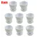 4/8pc Egg Cups Holders Hard Soft Boiled Eggs Holders Cups Novel White  Breakfast Plastic Kitchen Accessories