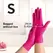Pink Nitrile Disposable Gloves Powder & Latex Free Gloves for Kitchen Cooking Household Beauty Petcare Hair Dye Work Glove