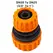 Garden Hose Connector 1/2' 3/4' 1' Inch Pipe Coupler Stop Water Connector 12mm 19mm 25mm Hose Bore Repair Joint Irrigation