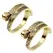 2pcs Adjustable Knitting Crochet Loop Ring Knittied Yarn Guide Finger Faster Holder Thimble Crocheters Thread Ring Sewing Tools