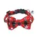 Pet Breakaway Cat Collar Bow Tie and Bell Cute Plaid Christmas Red Elastic Adjustable Dog Collar With Sash Small Bell For Cats