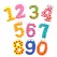 Magnetic Letters Numbers Refrigerator Magnets Colorful Letters Numbers Refrigerator Magnets Toy for Children Early Educational