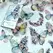 30pcs/Pack Vintage Butterfly PET Stickers DIY Decorative Junk Journal Stickers For Scrapbook Label Diary Album Planner