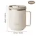 WORTHBUY 304 Stainless Steel Double Wall Insulated Coffee Mug With Handle Portable Sealed Water Cup Large Capacity Drinking Cup