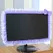 Lace Fabric Computer Frame Cover Monitor Screen Dust Cover With Elastic Pen Pocket Bow Home Decorations