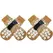4Pcs/set Anti Slip Dog Socks with Straps Traction Control for Indoor on Hardwood Floor Wear Pet Paw Protector for Small Dogs Pet