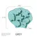 Ocean Fondant Silicone Mold Shell Mermaid Tail Seahorse Starfish Chocolate Mold Suitable for Mermaid Theme Cake Decoration Tools