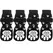 4Pcs/set Anti Slip Dog Socks with Straps Traction Control for Indoor on Hardwood Floor Wear Pet Paw Protector for Small Dogs Pet