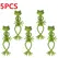 1/3/5/10PCS Frog Plant Stand Tomato Plant Support for Plants Gardening Plant Holder Plant Climbing Fixture Clips Garden Supplies