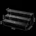 Multilayer Acrylic Display Stand Figures Holder Jewellery Display Riser Cupcakes Rack Removable Shelves Storage Organizers
