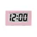 LR1130 Battery Powered Mini Desk Clock Date 12-Hour Time Display Portable Electronic Table LCD Clock for Travel Car Bedroom