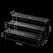 Multilayer Acrylic Display Stand Figures Holder Jewellery Display Riser Cupcakes Rack Removable Shelves Storage Organizers