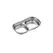 1/4 Pcs Stainless Steel Divided Seasoning Sauce Dip Bowl, 1/2/3/4 Compartment Korean Ketchup Sauce Bowl, Vinegar Soy Spice Condiment Tray for Home Restaurant