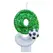 New 0-9 Number Birthday Candles original two color gradual change Football style birthday cake digital party candle decoration