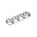 1/4 Pcs Stainless Steel Divided Seasoning Sauce Dip Bowl, 1/2/3/4 Compartment Korean Ketchup Sauce Bowl, Vinegar Soy Spice Condiment Tray for Home Restaurant