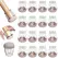 16PCS Chair Leg Protectors Silicone with Thick Wrap Felt Furniture Leg Pads for Protecting Floors from Scratches and Noise
