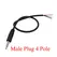 1/2/3/5Pcs 3.5mm Audio Cable Connector 2 3 4 Pole Mono Stereo Male Plug Female Jack Extension Wire AUX Headphone DIY Repair 30cm