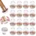 16PCS Chair Leg Protectors Silicone with Thick Wrap Felt Furniture Leg Pads for Protecting Floors from Scratches and Noise