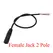 1/2/3/5Pcs 3.5mm Audio Cable Connector 2 3 4 Pole Mono Stereo Male Plug Female Jack Extension Wire AUX Headphone DIY Repair 30cm