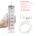 100-550ml Large Syringes With Tube for Liquid Plastic Syringes With Tip Cap for Glue Dispensing, Watering, Refilling, Feeding