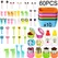Mini Fruit Forks For Children Kids Cute Animal Food Picks Snack Toothpicks With Vegetable Cutter Set Silicone Lunch Box Dividers