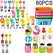Mini Fruit Forks For Children Kids Cute Animal Food Picks Snack Toothpicks With Vegetable Cutter Set Silicone Lunch Box Dividers