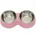 1 PCS Dual Bowl Stainless Steel Double Pet Bowls for Dogs and Cats - Non-Skid Base - Perfect for Food and Water - Easy to Clean