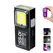 Powerful 550LM EDC Flashlight USB C Rechargeable Portable Torch with COB Red and Blue Lights Outdoor Portable Pen Clip Lantern