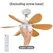 Home E26 E27 LED Ceiling Fan Light Wireless Remote Control with Stepless Dimming Night Lights Smart Fan for Room Office Study