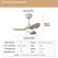 Ceiling Fan With Light, 25 Inch/42 Inch/52 Inch Low Profile Ceiling Fan With Remote Control, For Indoor and Covered Outdoor