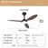 Ceiling Fan With Light, 25 Inch/42 Inch/52 Inch Low Profile Ceiling Fan With Remote Control, For Indoor and Covered Outdoor