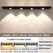 White/Black LED Cabinet Light USB Rechargeable Motion Sensor LED Light for Kitchen Wardrobe Cabinet Lighting 20CM/30CM/40CM/50CM