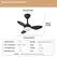 Ceiling Fan With Light, 25 Inch/42 Inch/52 Inch Low Profile Ceiling Fan With Remote Control, For Indoor and Covered Outdoor