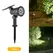 9 LEDs Solar Spotlights, Outdoor Waterproof, Spot Lights, Brightness Adjustable for Garden Backyard Driveway Patio Decor