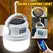 Solar Camping Lights Outdoor Waterproof Multifunctional Tent Flashlight Type-C And Solar Charge Atmosphere Light LED with Hook ﻿