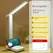 Foldable Eye Protection Desk Lamp, Supports Three-Speed Dimming, Supports USB Charging and Plug-In Two Styles, and Has Learning