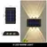 Solar Outdoor Wall Light 12 LED Waterproof Garden Light Courtyard Balustrade Decorative Atmosphere Lamp Down Luminous Solar Lamp