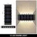 Solar Outdoor Wall Light 12 LED Waterproof Garden Light Courtyard Balustrade Decorative Atmosphere Lamp Down Luminous Solar Lamp