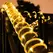 Solar Rope Lights Solar LED Light Path Deck Outdoor Garden Solar String Lights Waterproof Outdoor Lighting Strips 8 Light Modes