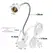 360 Degrees Flexible Desk Lamp Holder E27 Base Light Socket Gooseneck Clip-On Cable With On Off Switch for Home Plant