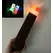 USB Flame Flickering LED Frosted Clear Glass Candle Night Light Simulated Flame for Car Home Room Laptop PC Festival Decoration