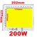 LED COB Chip 50W 100W 150W 200W 200-240V Smart IC No Need Driver LED Lamp Light Source For Flood Light Spotlight DIY Lighting
