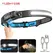 Induction Headlamp COB+LED Head Flashlight Built in Battery USB Rechargeable Outdoor Waterproof Camping Fishing Work Lantern ﻿