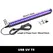 Black Light UV T5 T8 Tube 5V 6W Ultraviolet Lamp Bulb 395nm Blacklight Bar for Money Detector Halloween Party Disco Decor